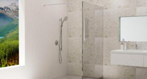 Ejemplo de ducha con sumi luxe instalado